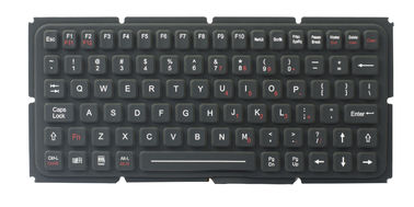 IP65 enrarecen el teclado industrial del silicón con la versión del OEM para el ordenador ruggdeized