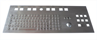 Customized Industrial Keyboard With Trackball Stainless Steel Mechanical Keyboard Waterproof