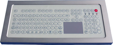 Teclado de escritorio de la membrana industrial del USB, teclado compacto con el panel táctil