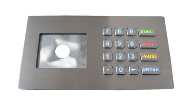 Teclados numéricos retroiluminados coloridos del usb del telclado numérico del acero inoxidable IP67 con el LCD