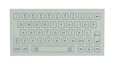 Color blanco o negro de la membrana de la prueba de aceite del polvo del teclado industrial del panel