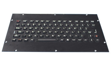 Las 82 llaves rugosas iluminadas hicieron excursionismo el teclado industrial compacto a prueba de vandalismo y la prueba del polvo