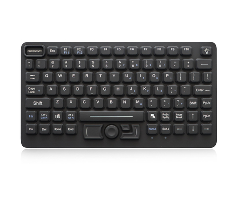 Ip65 teclado militar con llaves Fsr y 12 Fn