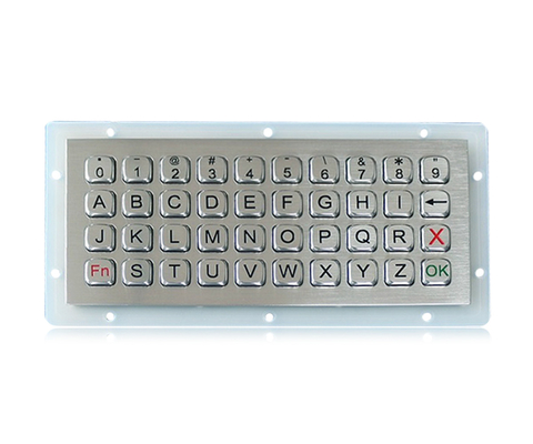Teclado del soporte del panel de las llaves de la seguridad 40, teclado industrial del metal a prueba de mal tiempo
