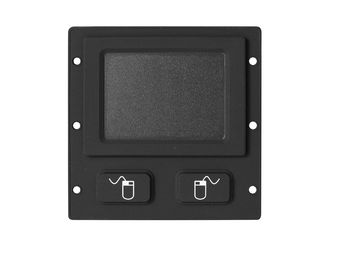 Panel táctil industrial de goma negro impermeable dinámico IP67 con 2 botones