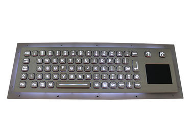 teclado inalámbrico del viaje dominante de 2m m con el quiosco IP67 del acero inoxidable del panel táctil