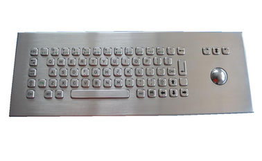 Teclado industrial del USB PS2 con acero inoxidable rugoso del teclado IP65 de la mesa del Trackball
