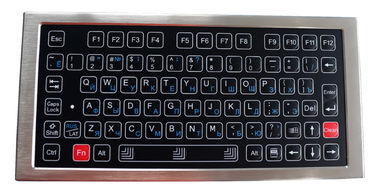 Prenda impermeable industrial de escritorio del teclado de membrana IP68 con llaves de funcionamiento