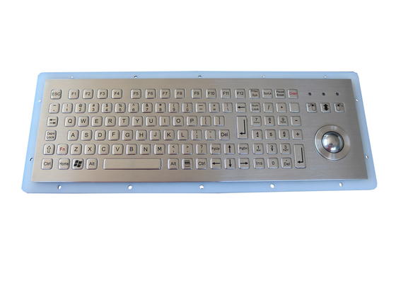 107 el panel industrial del teclado IP67 del Trackball de las llaves montó dinámico