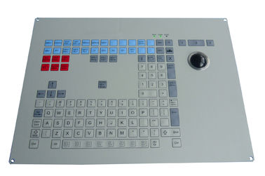 Teclado de membrana industrial dominante 121 con el teclado del soporte del panel del Trackball del laser con llaves numéricas