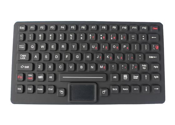 Dinámico de las llaves IP67 del teclado 89 del panel táctil de la prenda impermeable del silicón sellado