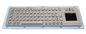 Teclado de Braille Ip65 del quiosco del acero inoxidable con el panel táctil, disposición modificada para requisitos particulares