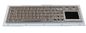 Teclado de Braille Ip65 del quiosco del acero inoxidable con el panel táctil, disposición modificada para requisitos particulares