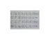 Anti-bacteriano modificado para requisitos particulares de Mini Membrane Medical Keyboard With y telclado numérico industrial Scratchproof