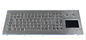 teclado de ordenador del acero inoxidable de 85 llaves con el panel táctil para el quiosco industrial