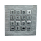 16 telclado numérico resistente de acero inoxidable del vándalo lavable dinámico del telclado numérico IP67 de las llaves
