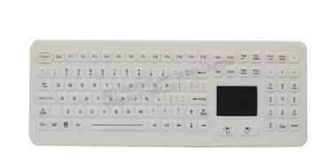 Todos en un teclado industrial del silicón con el color blanco o negro del teclado numérico para médico
