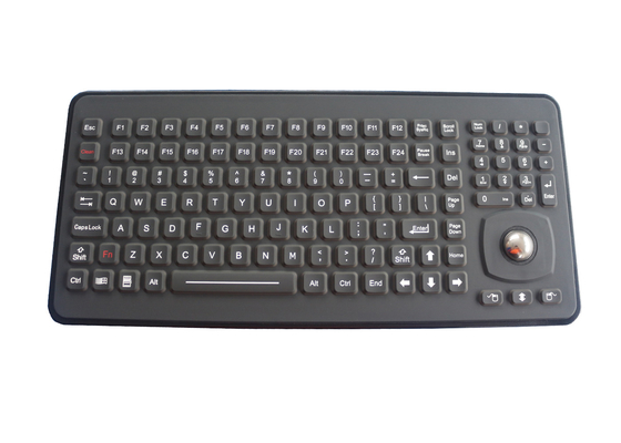 El soporte negro del panel de 120 llaves construyó sólidamente el teclado con el Trackball óptico de 25m m
