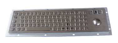Polvo - teclado rugoso de braille del punto del acero inoxidable de la prueba con el Trackball óptico