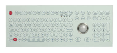 Teclado de membrana industrial con el Trackball y el teclado numérico ópticos