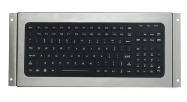 119 teclado industrial del silicón de las llaves IP67, teclado de escritorio negro del USB