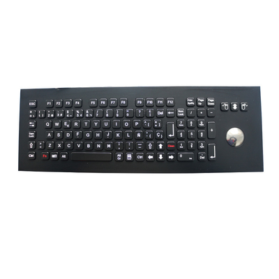 Prendas impermeables mecánicas del teclado de Koisk del soporte del panel con llaves del FN del Trackball de 38m m