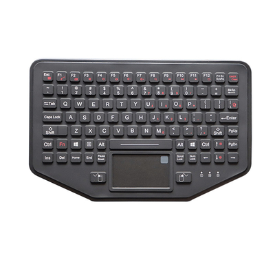 Versión de escritorio del teclado de goma del Usb del vehículo IP68 del contraluz industrial