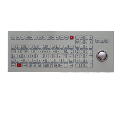 IP67 Industrial Membrane Keyboard Omron Switch with Optical Trackball