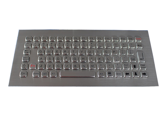 Metal rugoso industrial del teclado del soporte del panel del USB de la prenda impermeable IP65