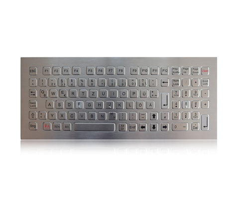 IP65 teclado de acero inoxidable a prueba de vandalismo SUS304 para el quiosco al aire libre