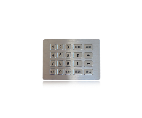 telclado numérico impermeable del metal con el teclado numérico rugoso del quiosco del cajero automático