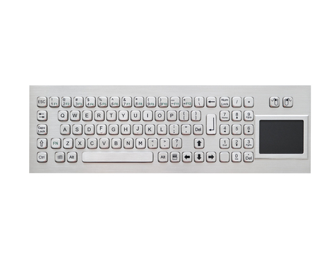 Teclado rugoso del metal del quiosco IP65 con el panel táctil y el teclado a prueba de vandalismo del telclado numérico del número