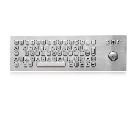 Llaves industriales IP65 del teclado 69 del quiosco del Trackball a prueba de vandalismo de los SS