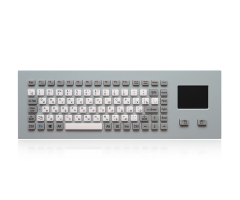 El silicón ata con alambre el teclado industrial impermeable IP65 con el panel táctil