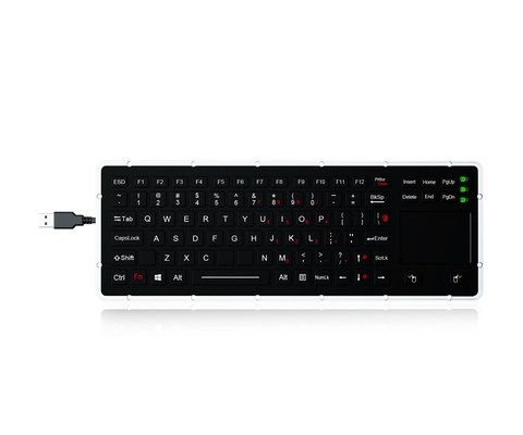 104 teclas Diseño retroiluminado teclado USB teclado EMC con teclado ABS