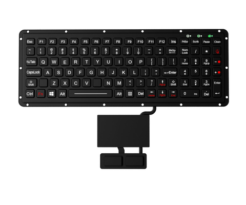 102 teclas teclado EMC, teclado militar a prueba de agua y polvo
