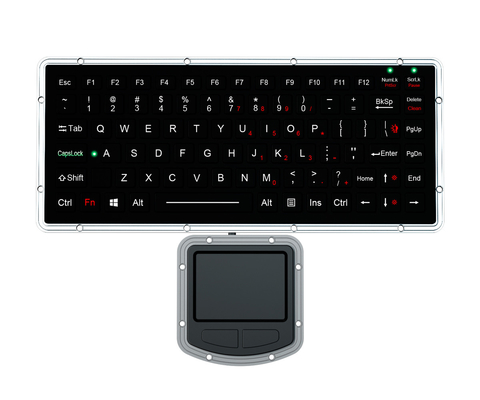 Doble teclado EMC Chiclet con touchpad Ultra-Thin Design teclado marino
