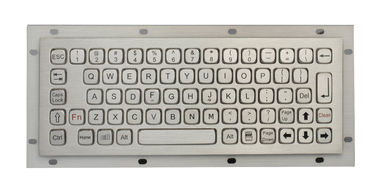 Mini teclado industrial del metal ningunas llaves del FN, teclado USB del soporte del panel/conectores PS2