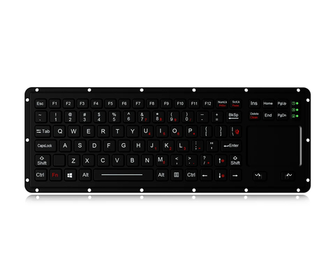 Un ratón de pista militar y un teclado robusto