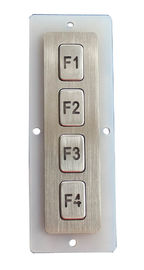 4 llaves condensan la matriz de punto del telclado numérico de SMetal para los quioscos de información del centro comercial 