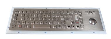 Prenda impermeable metálica construida sólidamente del teclado IP67 del soporte del panel 73 llaves