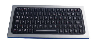 Coloque el color industrial de escritorio solo del negro del   del teclado con recinto del metal