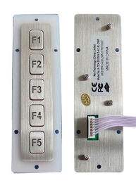 Telclado numérico a prueba de vandalismo del soporte del panel, llaves industriales del telclado numérico 5 de la función de la matriz