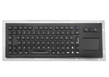 El USB PS2 construyó sólidamente llaves militares-industrial IP67 del teclado las 85 con el panel táctil