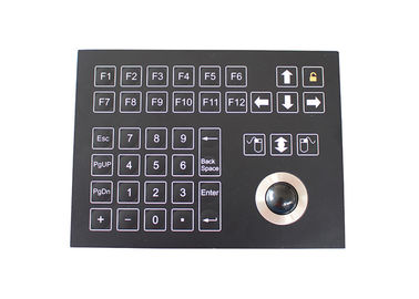Telclado numérico industrial MTB de la membrana del dispositivo de señalización del Trackball del soporte del panel de 38 llaves