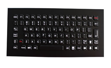 El titanio negro montado el panel industrial de la prenda impermeable del teclado del metal electrochapó