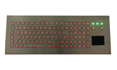 104 teclado industrial de escritorio de las llaves IP68 con el panel táctil FN/llaves numéricas disponibles