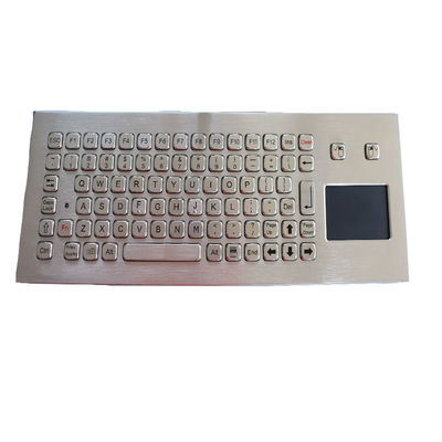 Teclado industrial del metal de IP68 USB RS232 PS2 con el panel táctil