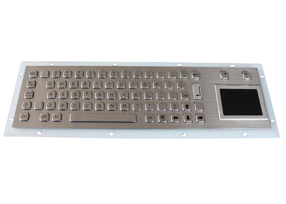 Teclado llano industrial de PS2 IP67 con el panel táctil del cursor
