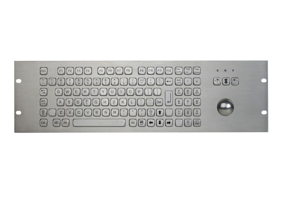 Parásitos atmosféricos industriales de acero inoxidables del teclado 400DPI IP65 de PS2 19U